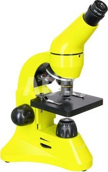 Mикроскоп Levenhuk Rainbow 50L PLUS Lime 64x-1280x с экспериментальным комплектом К50