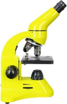 Mикроскоп Levenhuk Rainbow 50L PLUS Lime 64x-1280x с экспериментальным комплектом К50