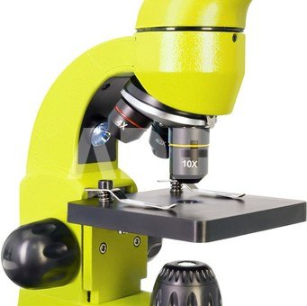 Mикроскоп Levenhuk Rainbow 50L PLUS Lime 64x-1280x с экспериментальным комплектом К50