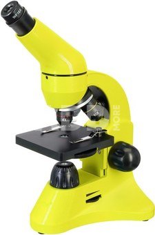 Mикроскоп Levenhuk Rainbow 50L PLUS Lime 64x-1280x с экспериментальным комплектом К50