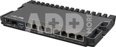 MikroTik RouterBOARD RB5009UPr+S+IN No Wi-Fi, Router Switch, Rack Mountable, 10/100/1000 Mbit/s, Ethernet LAN (RJ-45) ports 7, Mesh Support No, MU-MiMO No, No mobile broadband, SFP+ ports quantity 1