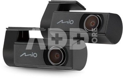 Mio MiVue R860WD, Dash Cam | GPS | Wi-Fi | Front and rear cams synchronized for recording with an unobstructed view; 11.26" IPS anti-glare touchscreen; Upgrade to the STARVIS 2 technology for clear details; Integrated high speed Wi-Fi - Quick pairing using QR code | Audio recorder
