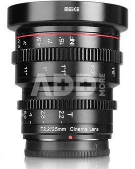 Meike MK 25mm T2.2 Micro 4/3-mount