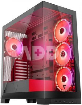 MODECOM Black COMPUTER CASE SPACE ARGB