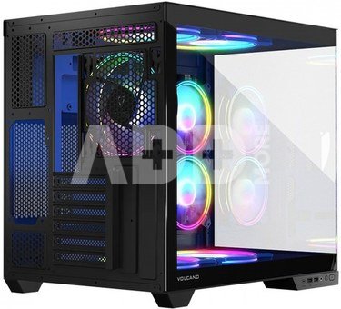 MODECOM Computer case Volcano Panorama APEX ARGB 5F MIDI grey