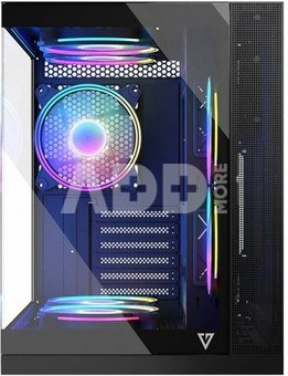 MODECOM Computer case Volcano Panorama APEX ARGB 5F MIDI grey