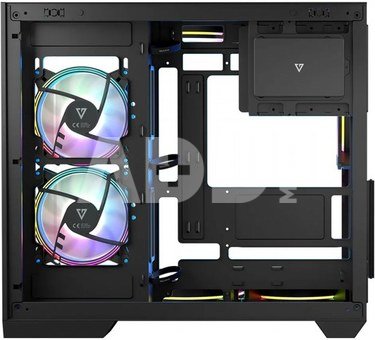 MODECOM Computer case Volcano Panorama APEX ARGB 5F MIDI grey