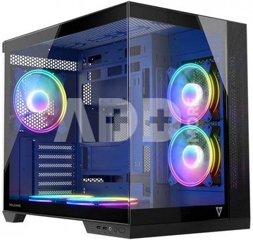 MODECOM Computer case Volcano Panorama APEX ARGB 5F MIDI grey