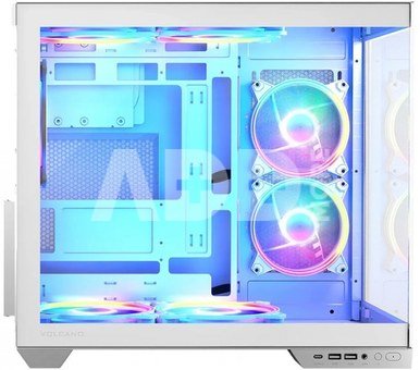 MODECOM Computer case Volcano Panorama APEX ARGB 5F MIDI white