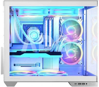 MODECOM Computer case Volcano Panorama APEX ARGB 5F MIDI white