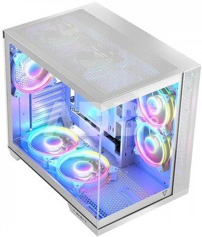 MODECOM Computer case Volcano Panorama APEX ARGB 5F MIDI white
