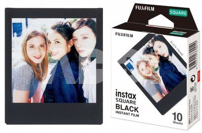 Fujifilm Fotoplokštelės Instax SQUARE Black Frame 10vnt.
