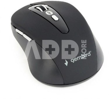 Gembird MUSWB-6B-01 Bluetooth v.3.0, Wireless connection, Optical Mouse, Black