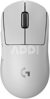 MOUSE USB WRL PRO X SUPERLIGHT/WHITE 910-006639 LOGITECH