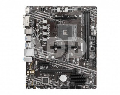 MSI A520M-A PRO Processor family AMD, Processor socket AM4, DDR4, Memory slots 2, Chipset AMD A, Micro ATX