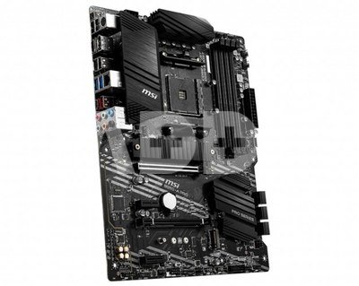 MSI B550-A PRO Processor family AMD, Processor socket AM4, DDR4 DIMM, Memory slots 4, Supported hard disk drive interfaces  SATA, M.2, Number of SATA connectors 6, Chipset AMD B550, ATX