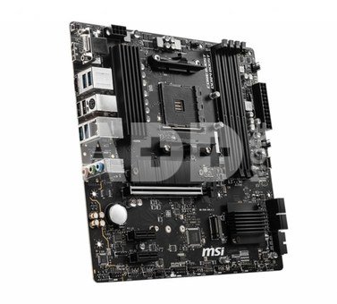 MSI B550M PRO-VDH  Processor family AMD, Processor socket AM4, DDR4, Memory slots 4, Number of SATA connectors 4, Chipset AMD B, Micro ATX