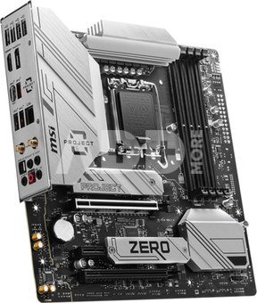 MSI B760M PROJECT ZERO | Processor family Intel | Processor socket LGA1700 | DDR5 | Supported hard disk drive interfaces SATA, M.2 | Number of SATA connectors 4