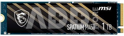 MSI Dysk SPATIUM M450 1TB V1 M.2 PCIe4 3400/2400MB/s