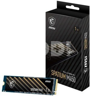 MSI Dysk SPATIUM M450 1TB V1 M.2 PCIe4 3400/2400MB/s