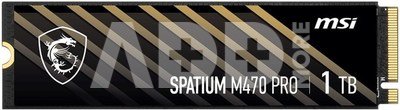 MSI Dysk SPATIUM M470 PRO 1TB M.2 PCIe4 6000/4500MB/s