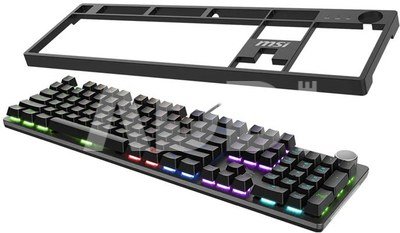 MSI FORGE GK320 RED US | Gaming keyboard | Wired | US | Mechanical RED Switches