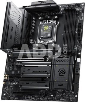 MSI MAG B850 TOMAHAWK MAX WIFI II | Processor family AMD | Processor socket AM5 | DDR5 | Supported hard disk drive interfaces SATA, M.2 | Number of SATA connectors 4