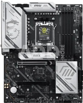 MSI MAG X870E GAMING MAX WIFI | Processor family AMD | Processor socket AM5 | DDR5 | Supported hard disk drive interfaces SATA, M.2 | Number of SATA connectors 4