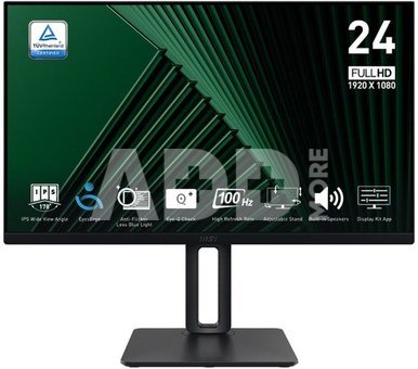 MSI Monitor 23.8 inches PRO MP245PG LED/FHD/Flat/100Hz/black