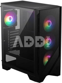 MSI PC Case MAG FORGE 120A AIRFLOW Side window Black Mid-Tower Power supply included No