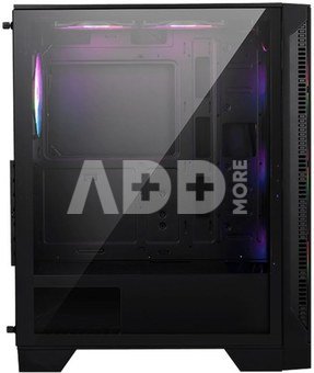 MSI PC Case MAG FORGE 120A AIRFLOW Side window Black Mid-Tower Power supply included No