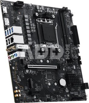 MSI PRO A620AM-G EVO WIFI | Processor family AMD | Processor socket AM5 | DDR5 | Number of SATA connectors 4 | Supported hard disk drive interfaces SATA, M.2