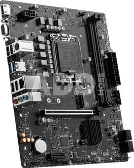 MSI PRO H610M-E DDR4 Processor family Intel, Processor socket LGA1700, DDR4 DIMM, Memory slots 2, Supported hard disk drive interfaces  SATA, M.2, Number of SATA connectors 4, Chipset Intel H610, Mirco-ATX