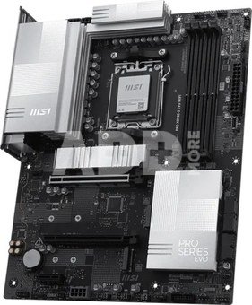MSI PRO X870E-S EVO WIFI | Processor family AMD | Processor socket AM5 | DDR5 | Supported hard disk drive interfaces SATA, M.2 | Number of SATA connectors 4