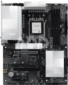 MSI PRO X870E-S EVO WIFI | Processor family AMD | Processor socket AM5 | DDR5 | Supported hard disk drive interfaces SATA, M.2 | Number of SATA connectors 4