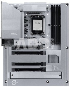 MSI PRO Z890-S WIFI PZ | Processor family Intel | Processor socket LGA1851 | DDR5 | Supported hard disk drive interfaces SATA, M.2 | Number of SATA connectors 4