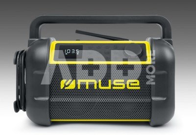 Muse M-928 BTY Jobsite Radio speaker, Black/Yellow