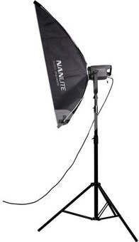 Nanlite Asymmetrical Stripbank Softbox with Bowens Mount 45*110CM