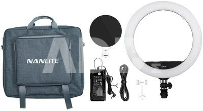 NANLITE Halo 16C RGB LED Ring Light with carrying bag
