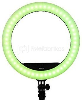 NANLITE Halo 16C RGB LED Ring Light with carrying bag
