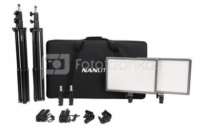 NANLITE LumiPad 25 2kit with Power Adapter