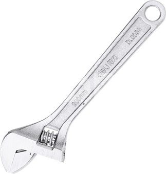Nastavitelný klíč 8" Deli Tools EDL008A (stříbrný)