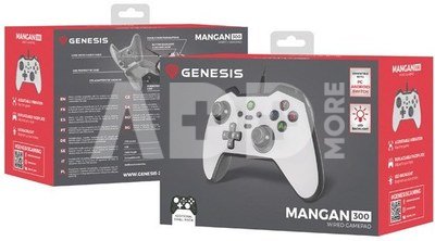 Natec Gamepad Genesis Mangan 300 white