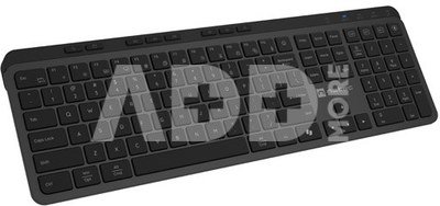 Natec Keyboard, Medusa, US Layout, X- Scissors Slim, Wireless, Black | Natec