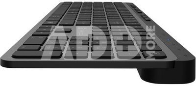 Natec Keyboard, Medusa, US Layout, X- Scissors Slim, Wireless, Black | Natec