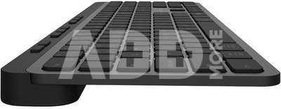 Natec Keyboard, Medusa, US Layout, X- Scissors Slim, Wireless, Black | Natec