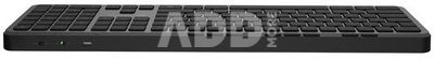 Natec Keyboard, Medusa, US Layout, X- Scissors Slim, Wireless, Black | Natec