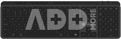 Natec Keyboard, Medusa, US Layout, X- Scissors Slim, Wireless, Black | Natec