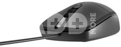 Natec Mouse, Ruff 2, Wired, 1000 DPI, Optical, Black