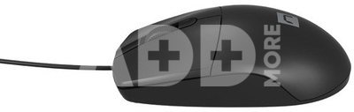 Natec Mouse, Ruff Plus, Wired, 1200 DPI, Optical, Black